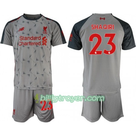Billige Fotballdrakter Liverpool Shaqiri 23 Barn Tredjedraktsett 2018/19 Kortermet